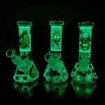 Uv Reactive Dab Rig Beaker Bong